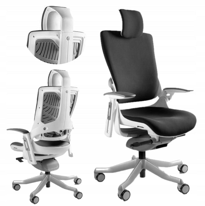 OFFICE CHAIR ERGONOMIC SWIVEL WAU 2 WHITE CHAIR FOR OFFICE DESK