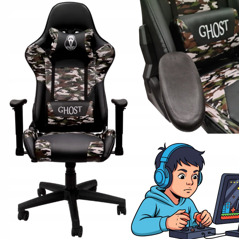 OFFICE CHAIR GAMING SWIVEL CHAIR MORRO GHOST 16