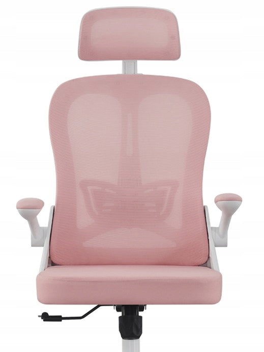 OFFICE CHAIR HORSEKING SWIVEL ERGONOMIC MATERIAL ADJUSTABLE PINK Packaging status original