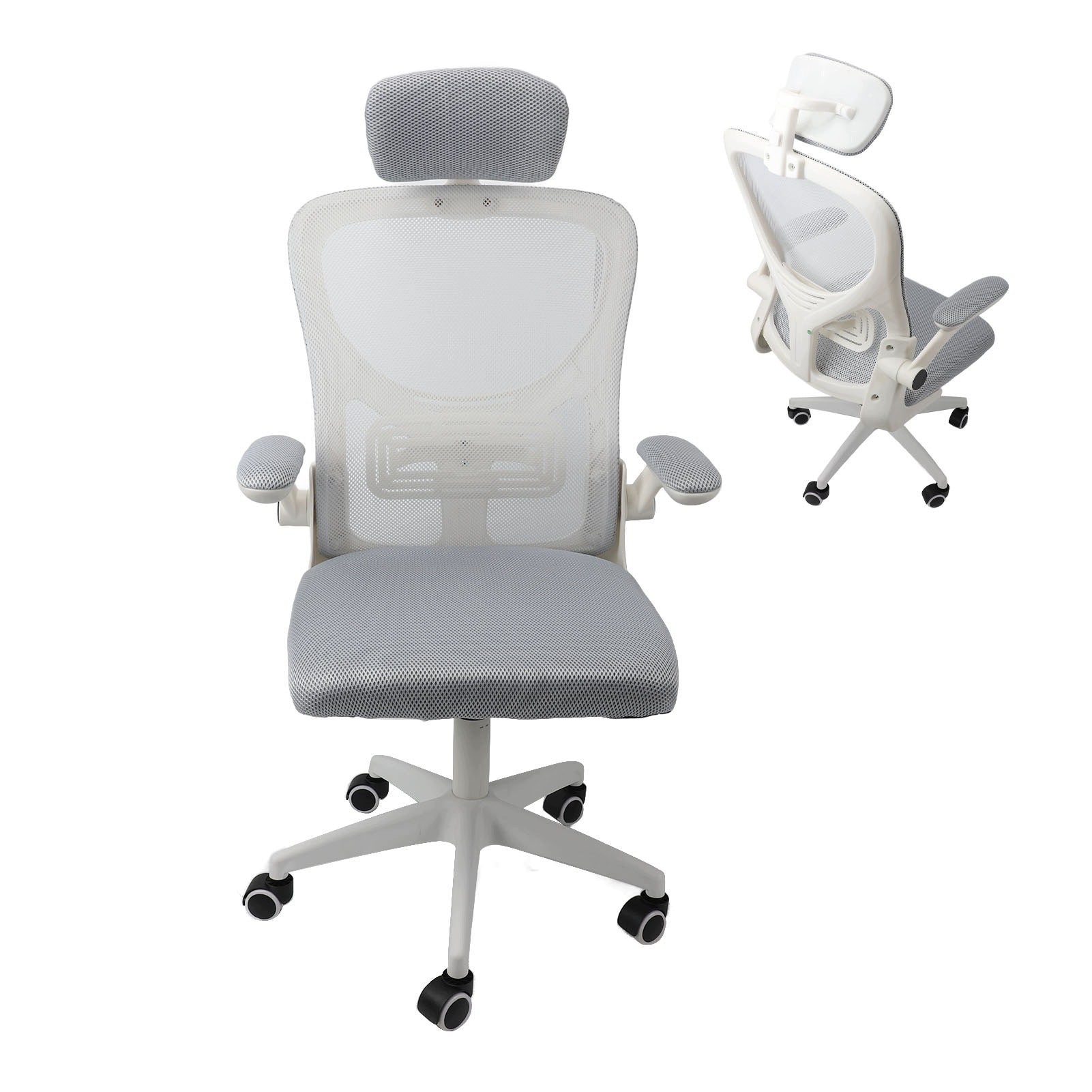 OFFICE CHAIR MESH OFFICE CHAIR WITH HIGH BACKREST AND SUPPORT