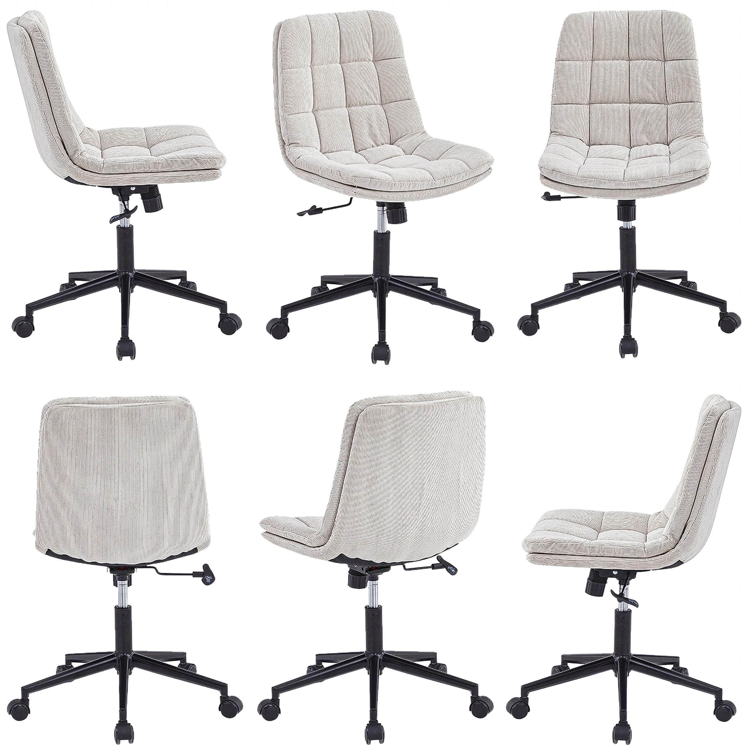 OFFICE CHAIR SWIVEL ADJUSTABLE OFFICE CHAIR KTB205 COMFI CORDUROY BEIGE Manufacturer code 6.05.91302
