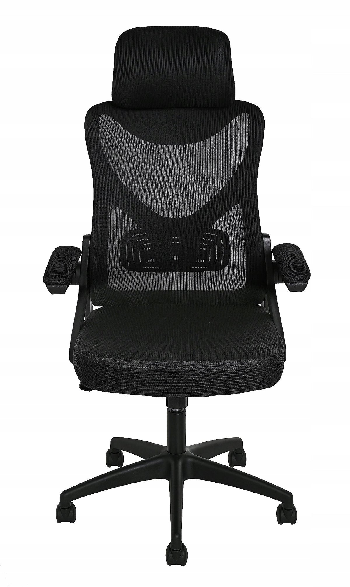 OFFICE CHAIR SWIVEL BLACKFIBER 64X61X119/128.5CM TILL BASE NYLON Furniture depth 63.5 cm