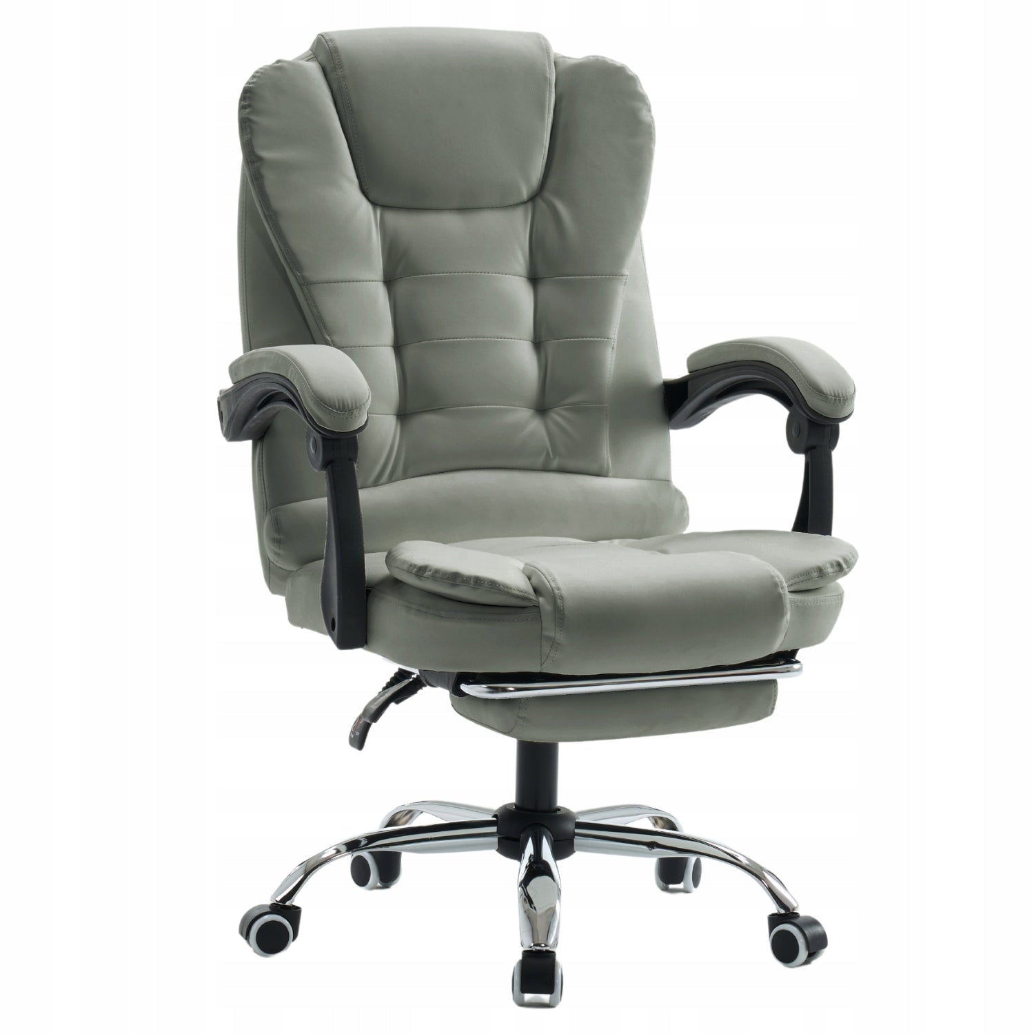 OFFICE CHAIR SWIVEL CHAIR ERGONOMIC LEATHER GREY Medical device no