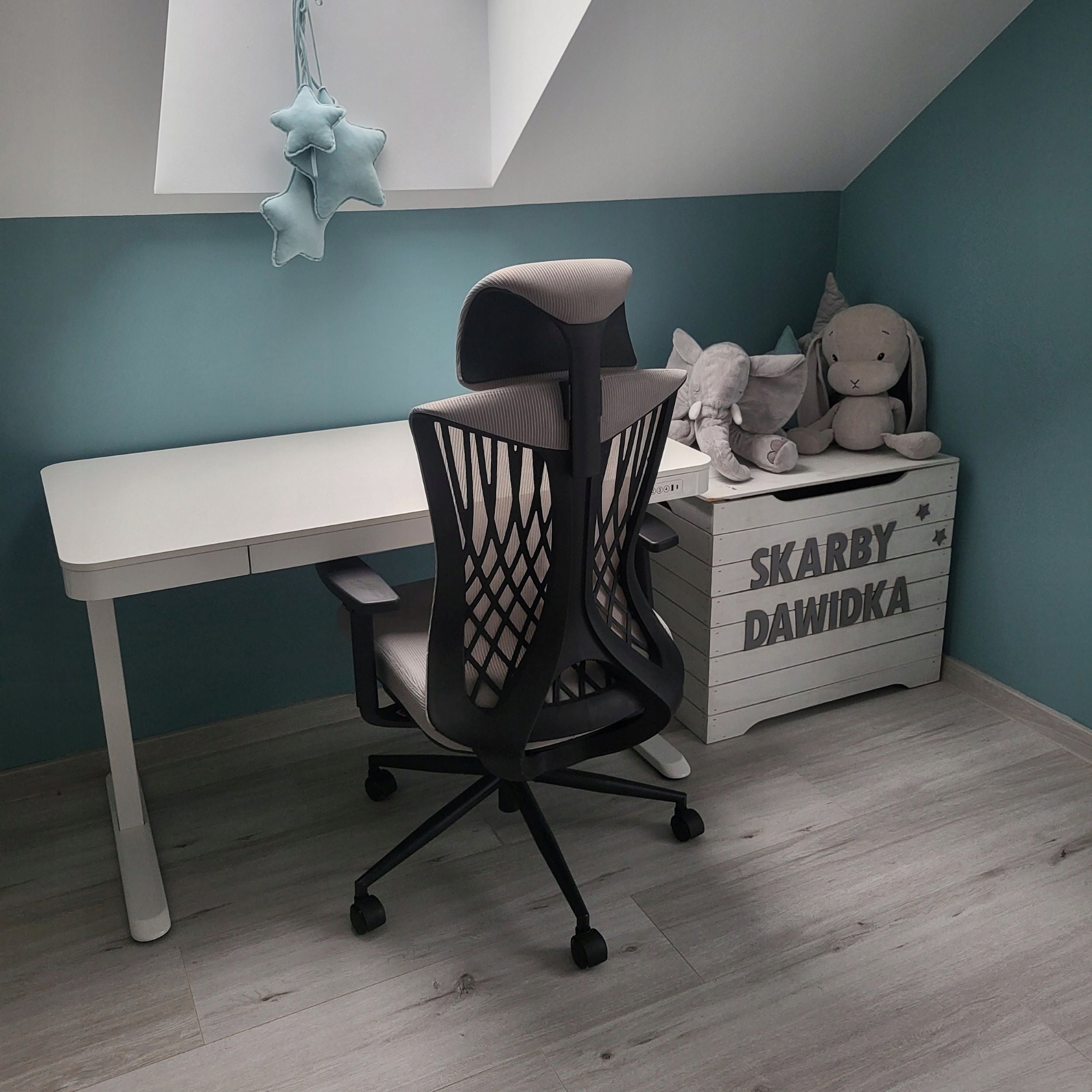 OFFICE CHAIR SWIVEL CHAIR ERGONOMIC MESH GREY COMFORTABLE BACKREST Manufacturer code ERGOMAX 7800 JS