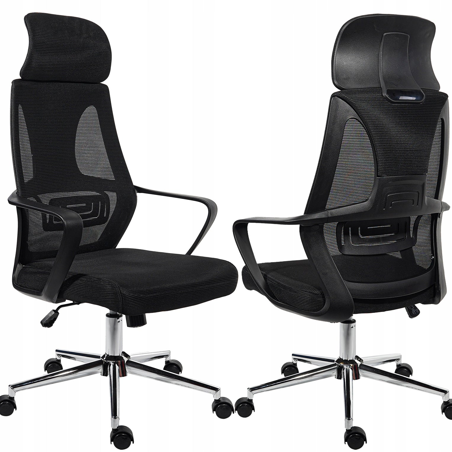 OFFICE CHAIR SWIVEL DESK CHAIR Material BLACK Adjustable