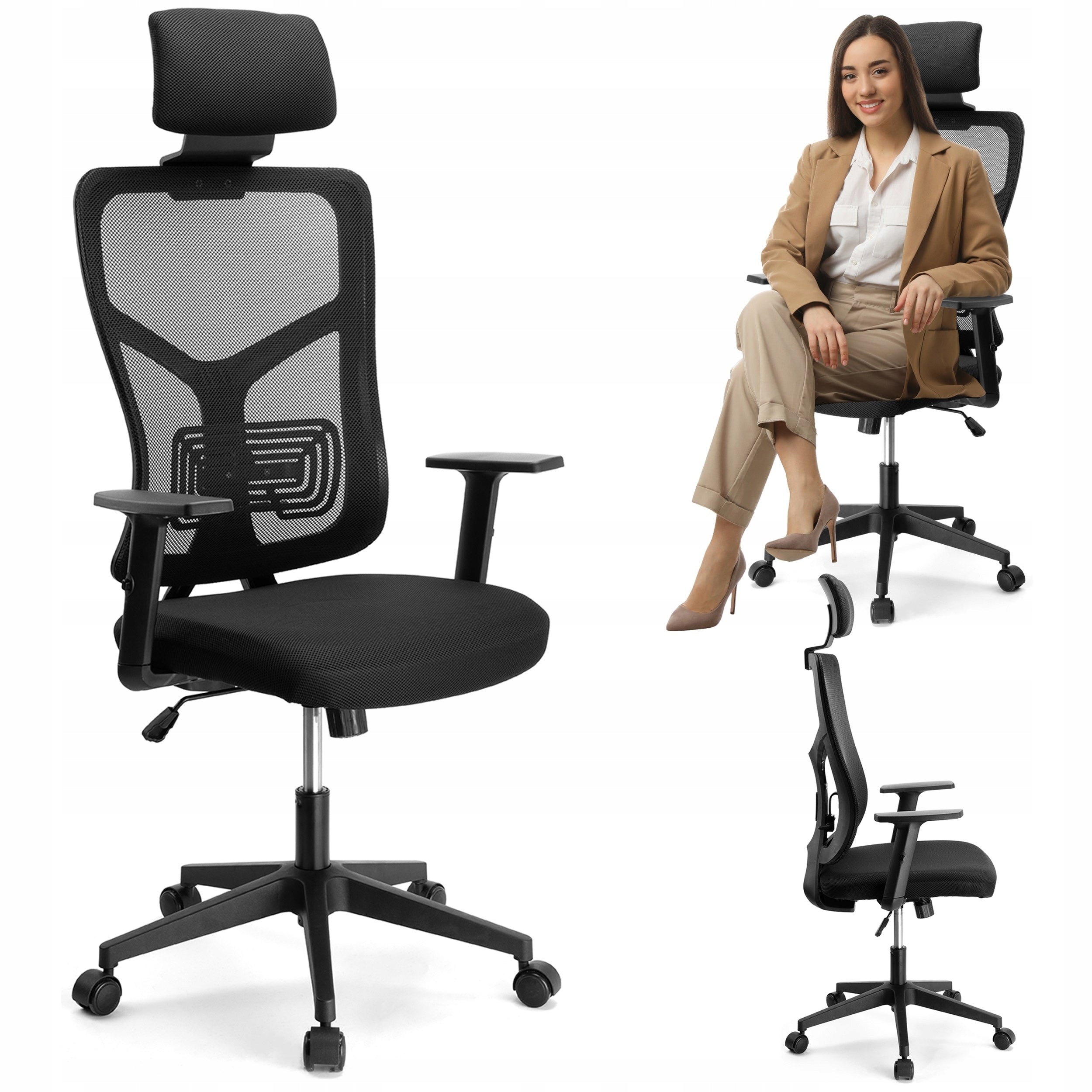 OFFICE CHAIR SWIVEL ERGONOMIC ADJUSTABLE OFFICE CHAIR MICRO MESH