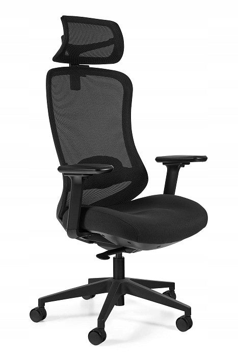 OFFICE CHAIR SWIVEL ERGONOMIC FABRIC MESH HEALTHY SPINE HEALTH AND SAFETY