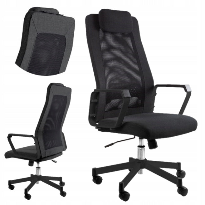 OFFICE CHAIR SWIVEL FOX BLACK FABRIC DESK CHAIR DIFFERENT COLORS