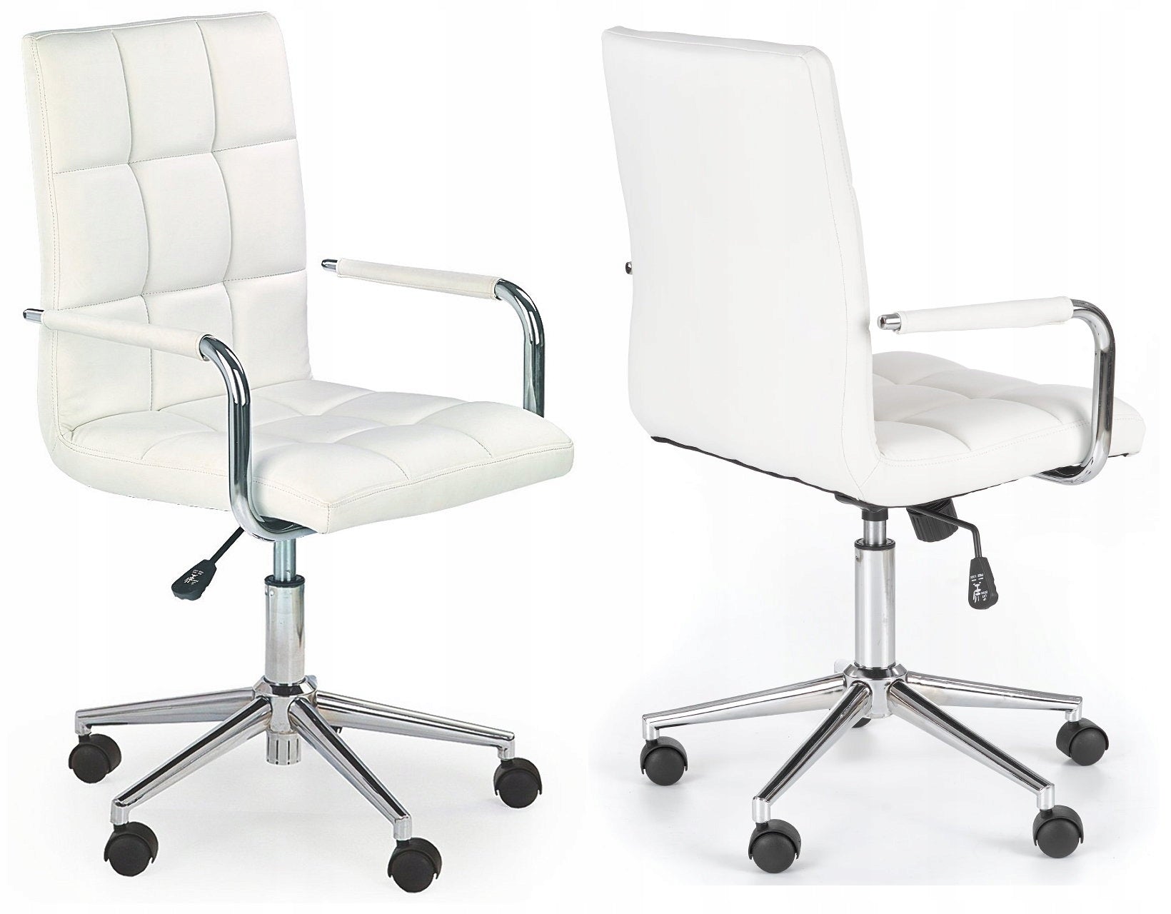 OFFICE CHAIR SWIVEL GONZO WHITE HALMAR