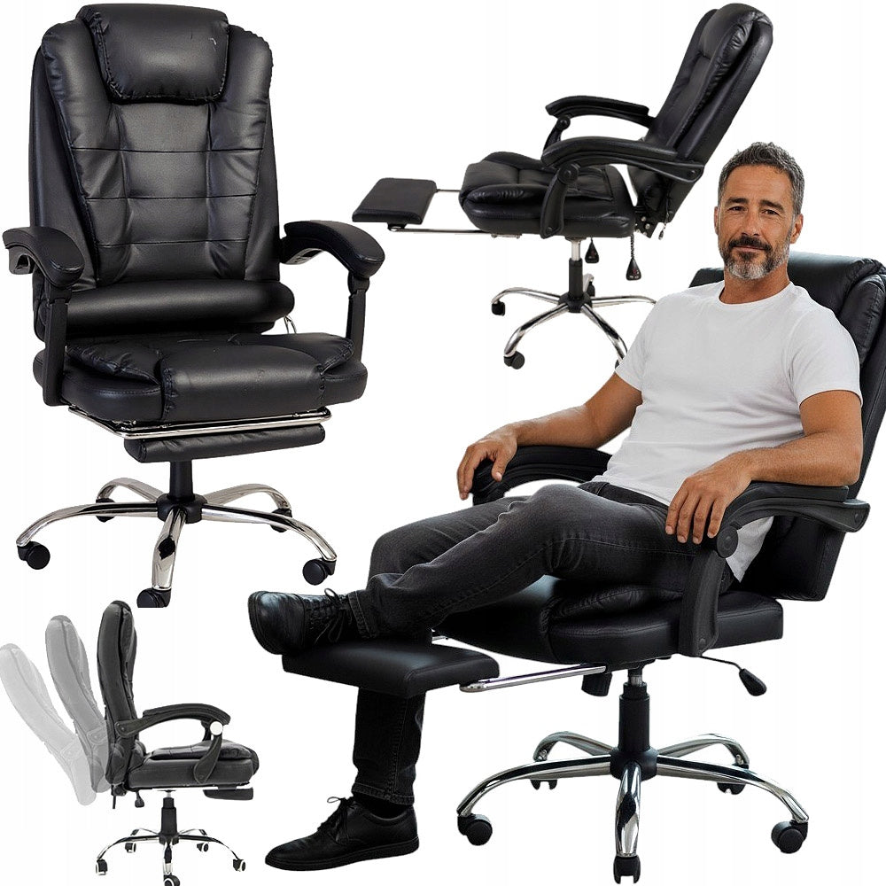 OFFICE CHAIR SWIVEL MASSAGE FOOTREST ADJUSTMENT COUCH FOR OFFICE HOME WORK