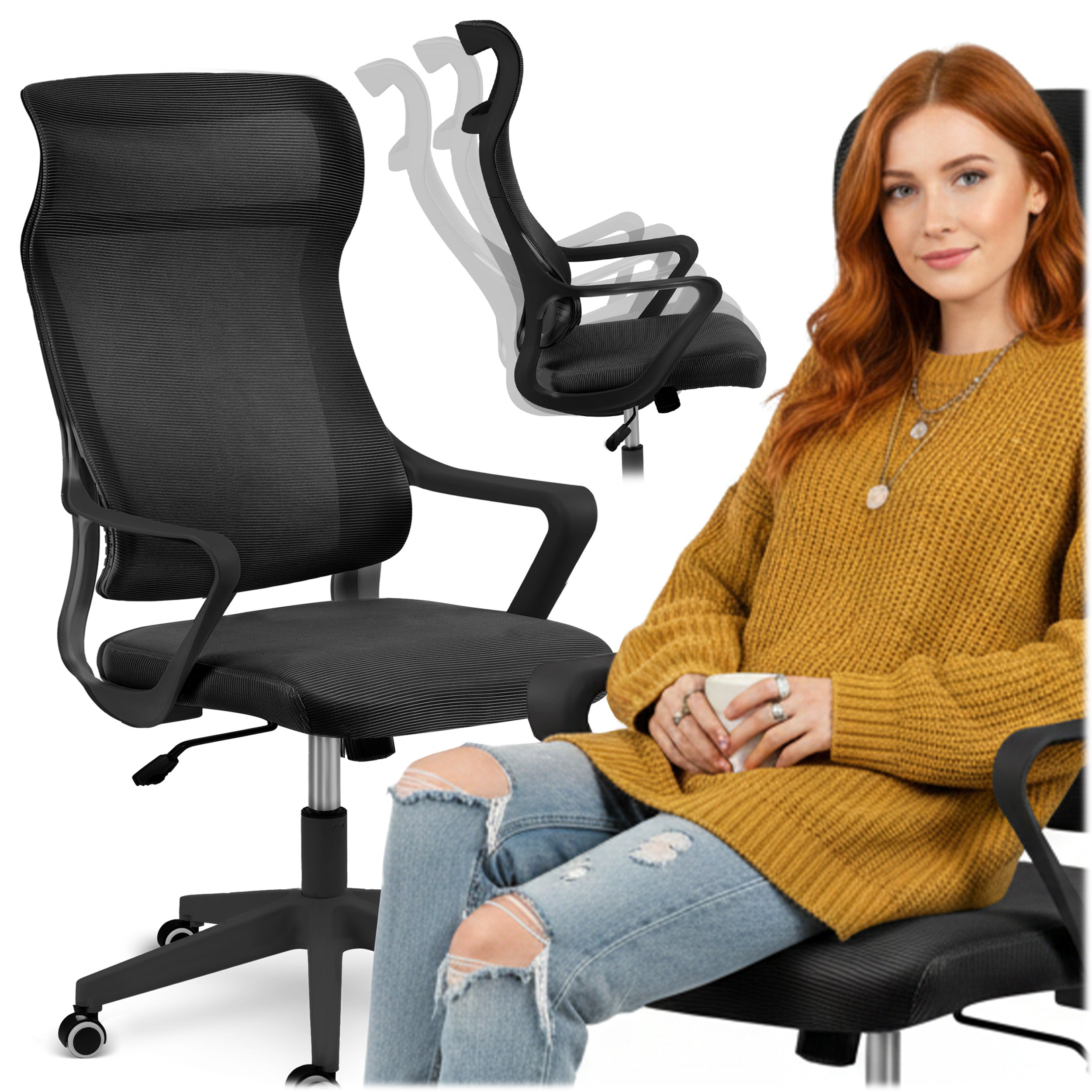OFFICE CHAIR SWIVEL MICROGRID SOFOTEL