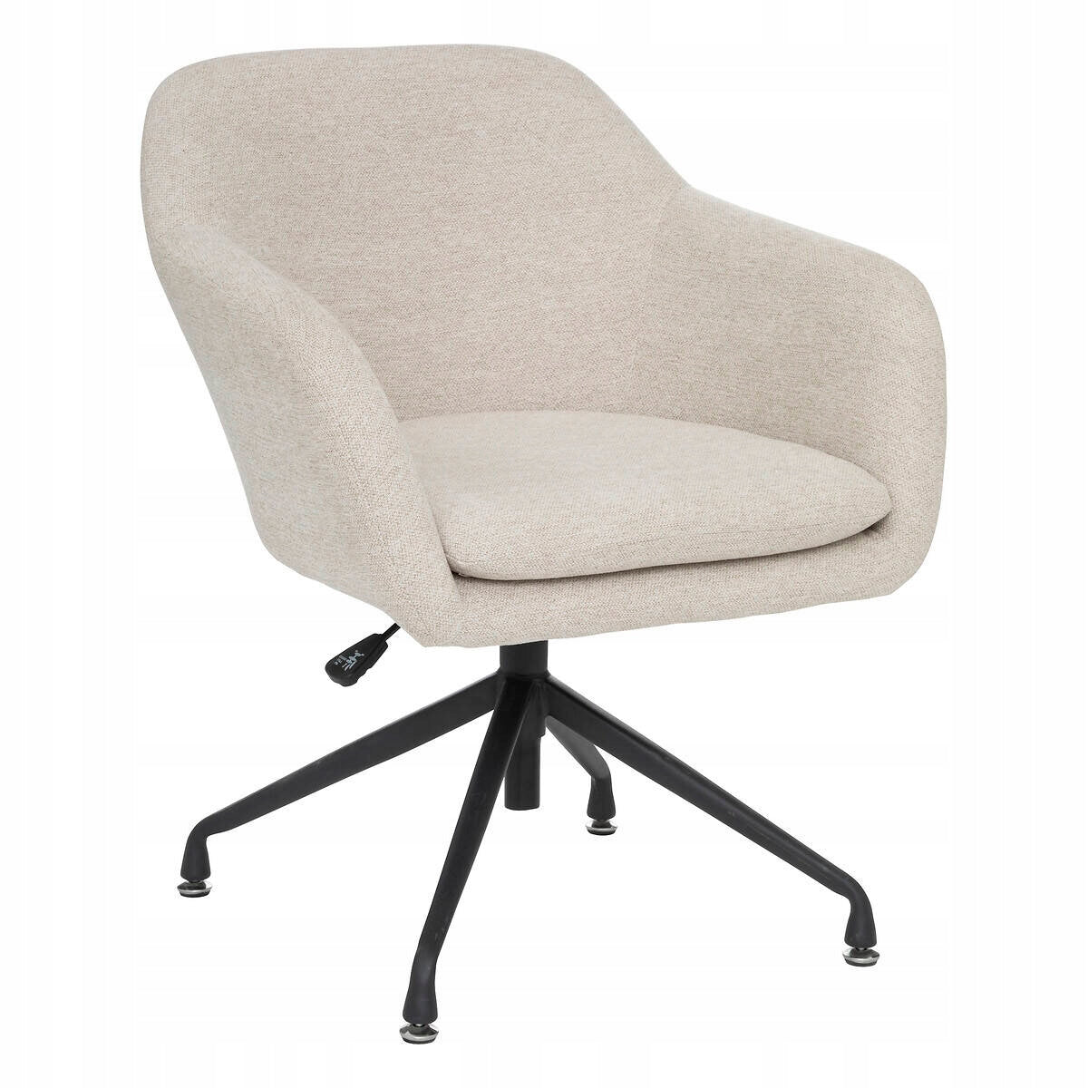 OFFICE CHAIR beige COMFORTABLE WITH BACKREST adjustable seat SIPCA Brand Atmosphera