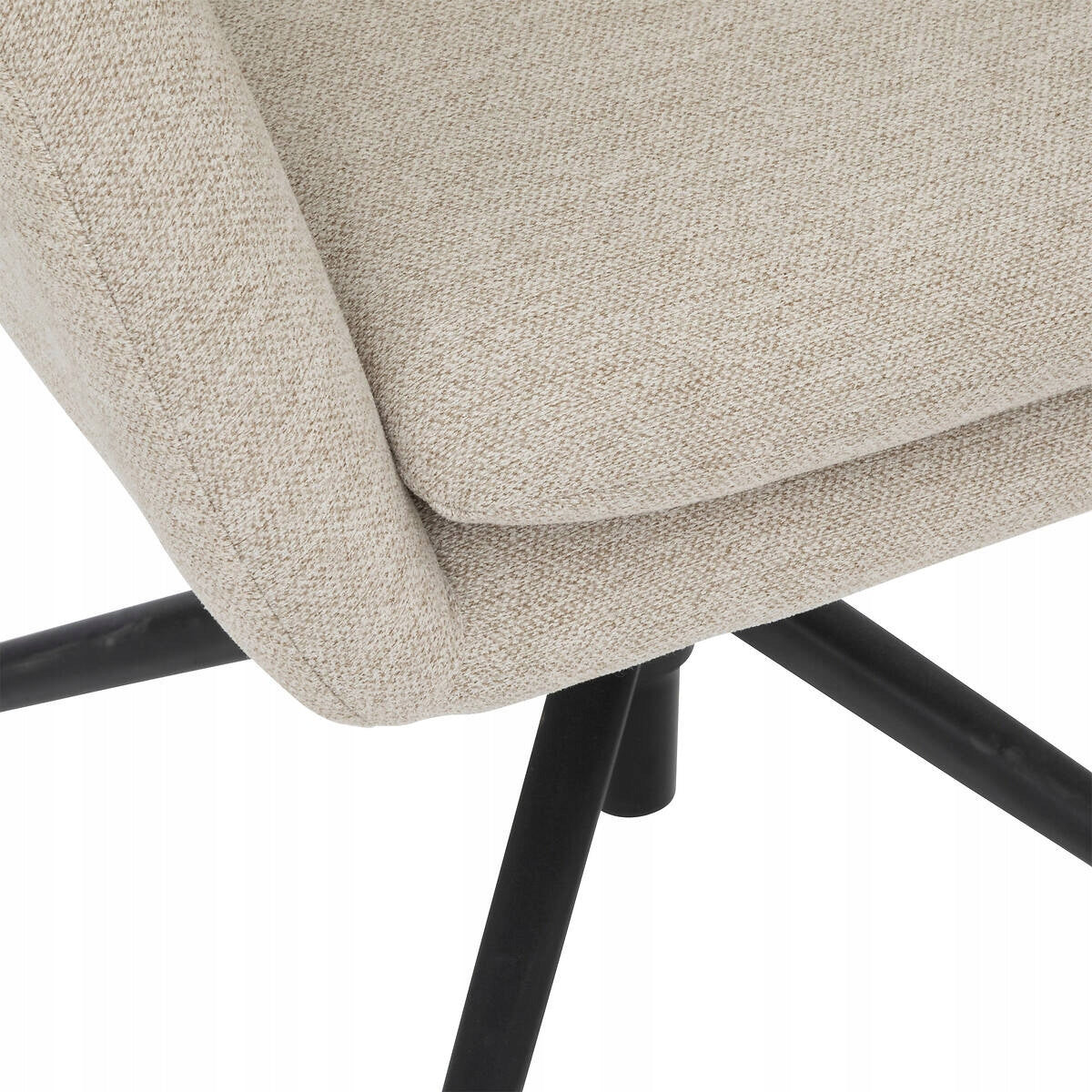 OFFICE CHAIR beige COMFORTABLE WITH BACKREST adjustable seat SIPCA Furniture depth 67 cm