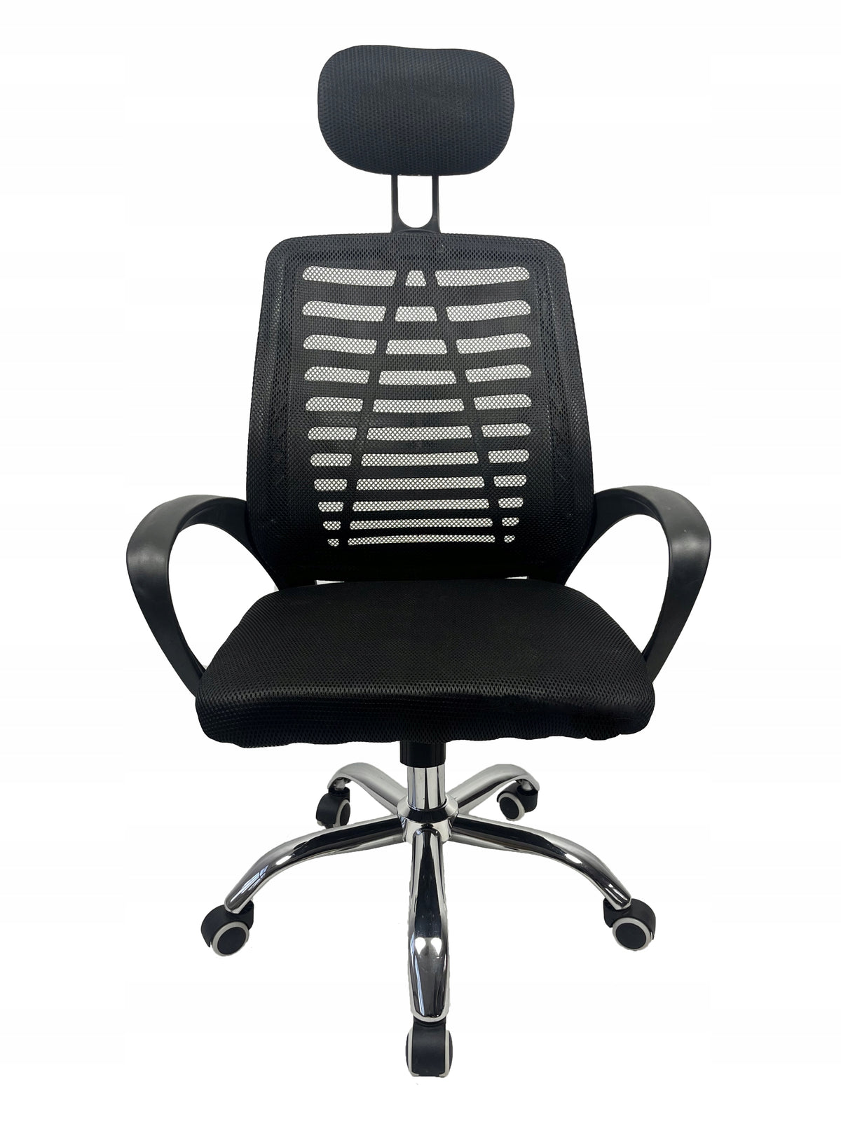 OFFICE CHAIR swivel chair KRIS black MESH ERGONOMIC headrest Packaging status original