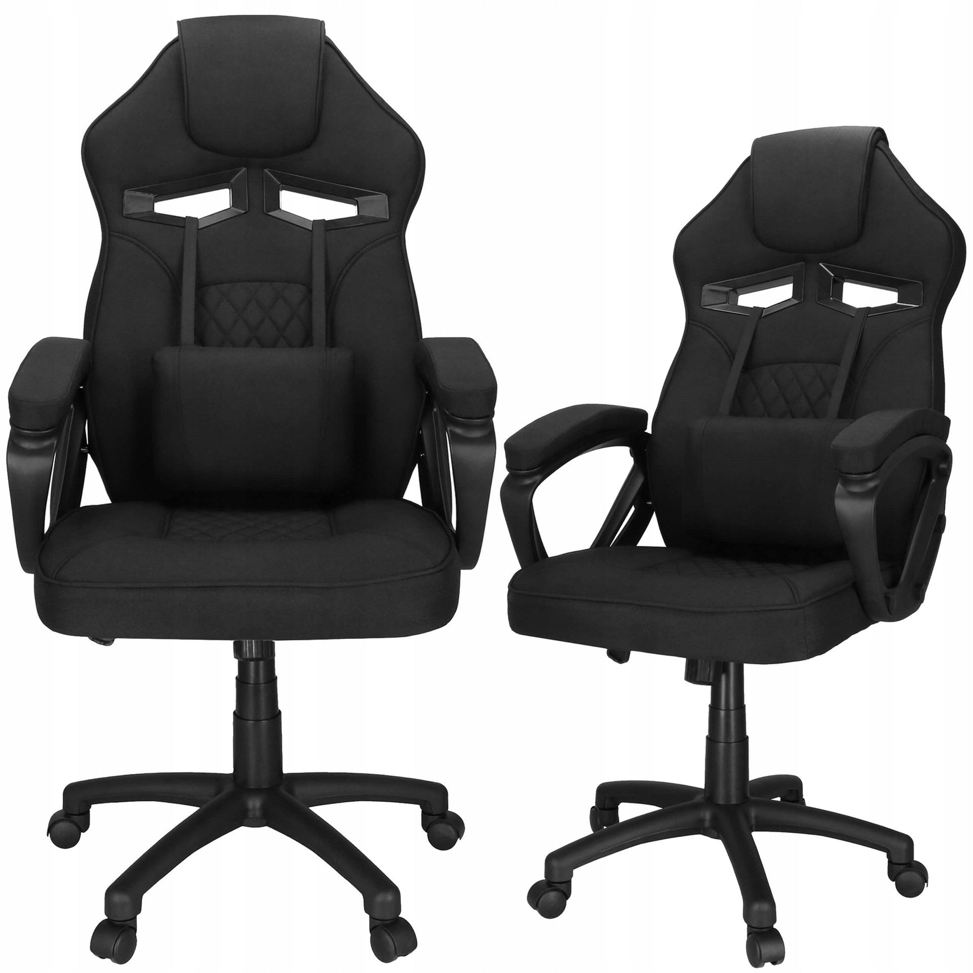 OFFICE GAMING CHAIR SWIVEL ERGONOMIC HEIGHT ADJUSTMENT FABRIC
