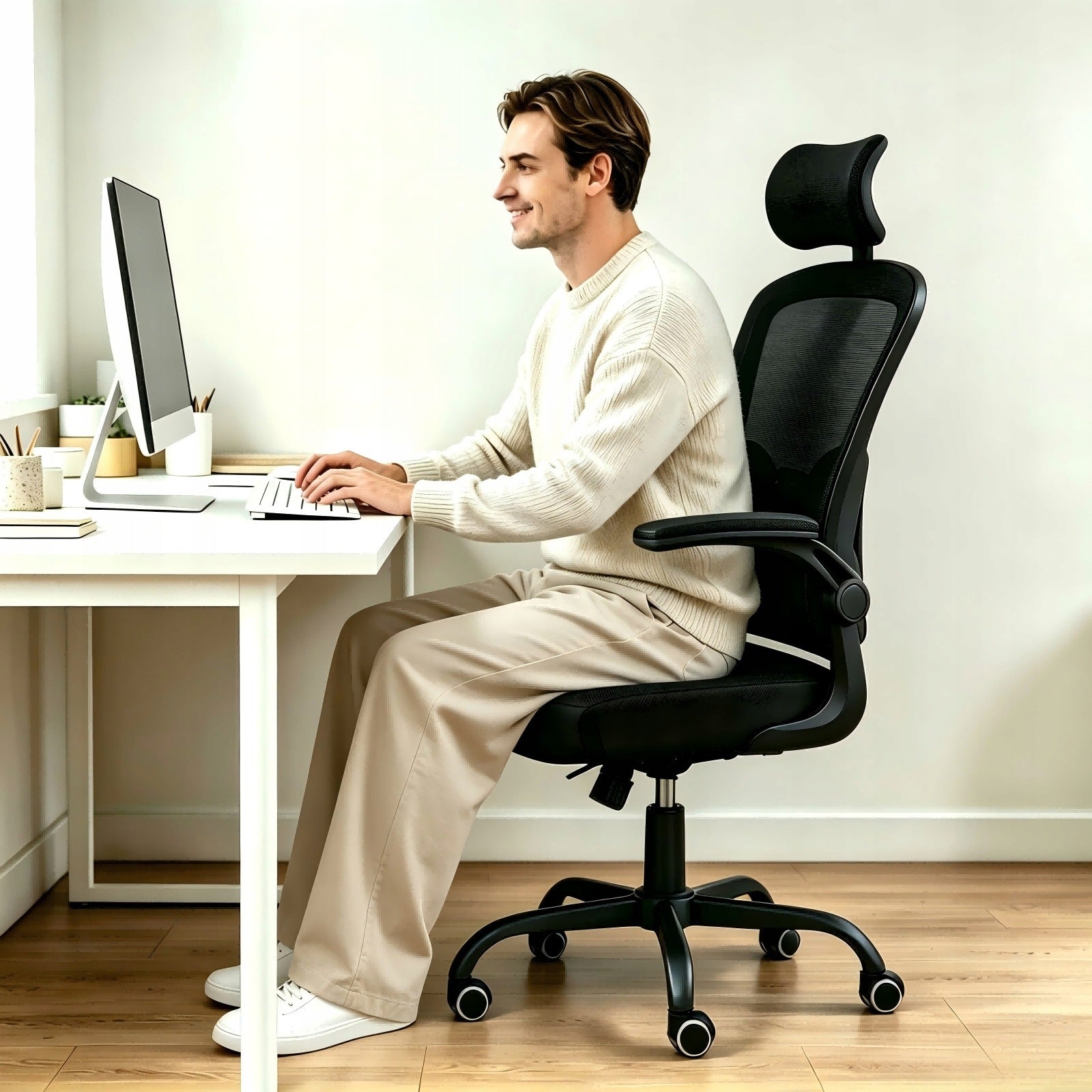 OFFICE SWIVEL CHAIR ERGONOMIC OFFICE SWIVEL CHAIR ADJUSTABLE Medical device no