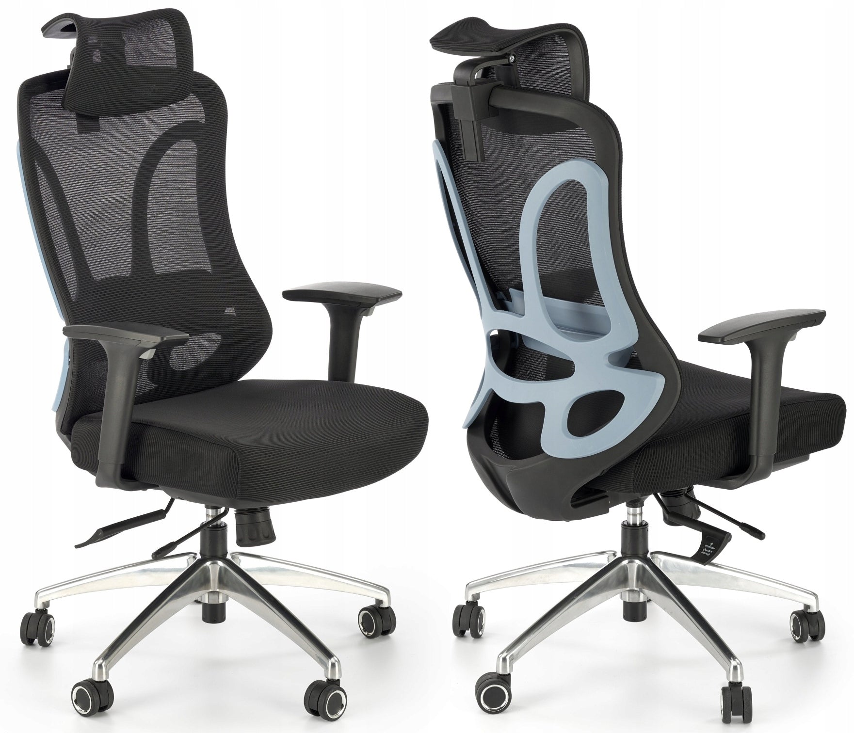 OFFICE SWIVEL CHAIR GILBERTO BLACK HALMAR