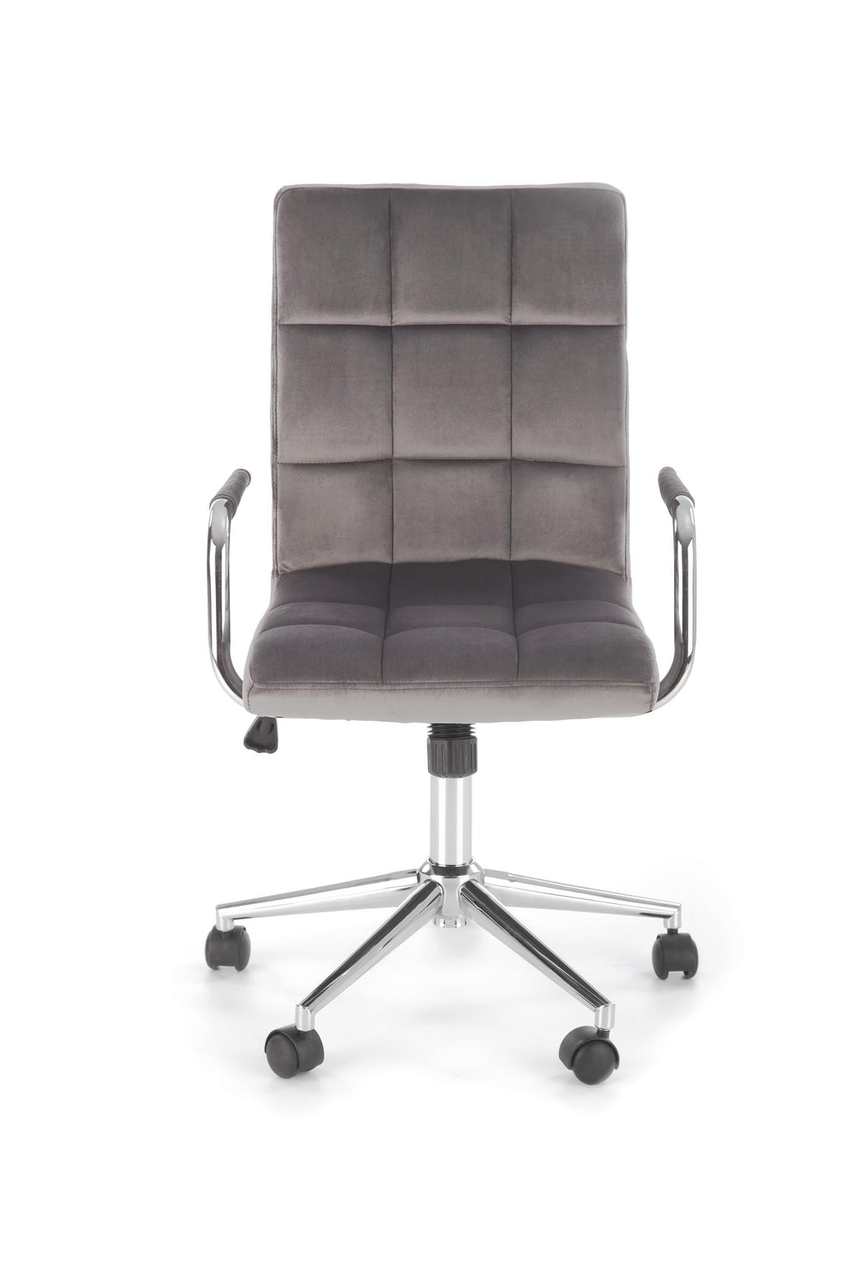 OFFICE SWIVEL CHAIR GONZO VELVET GREY HALMAR Manufacturer code V-CH-GONZO 4-FOT-POPIEL
