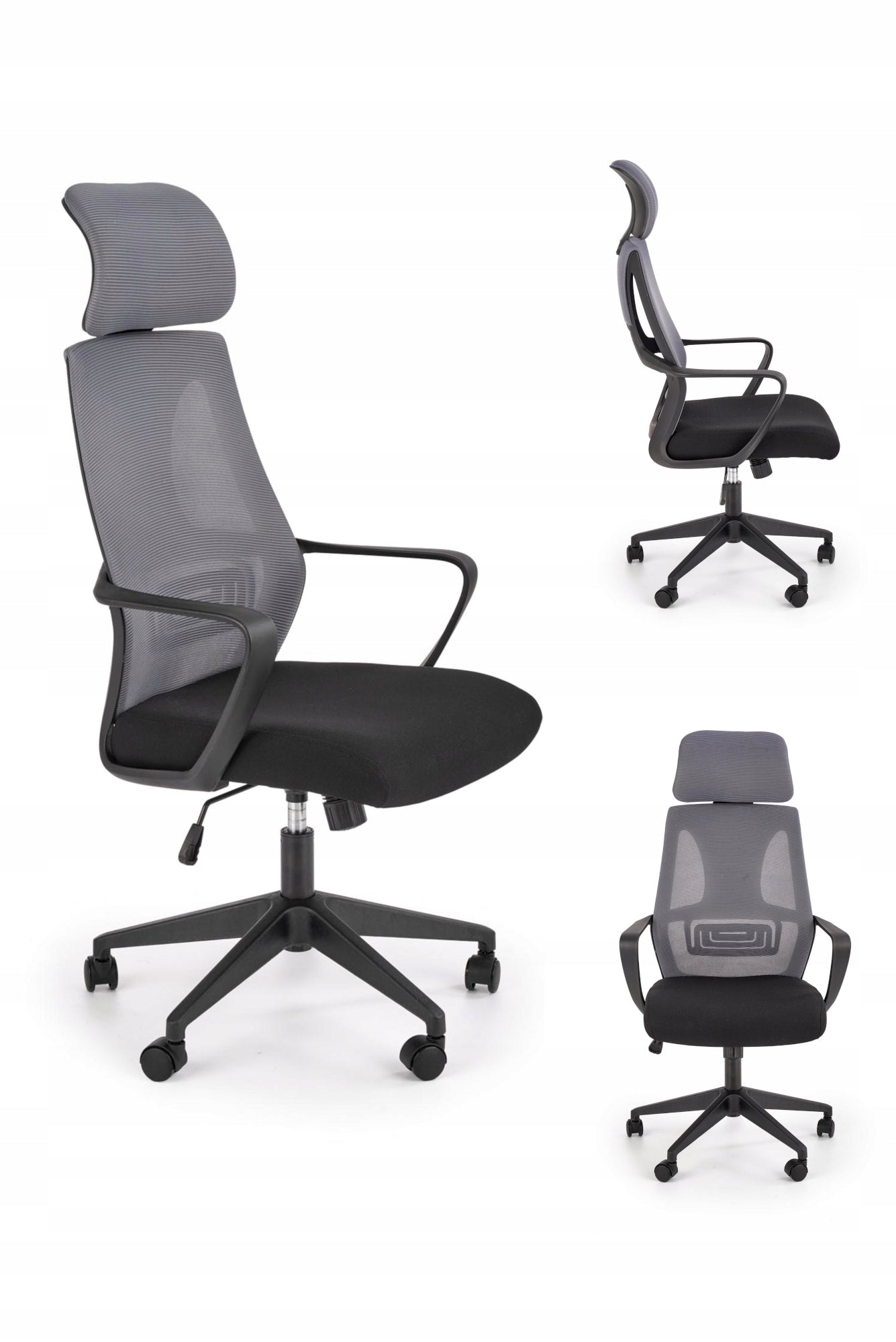 OFFICE SWIVEL CHAIR VALDEZ GREY HALMA MESH