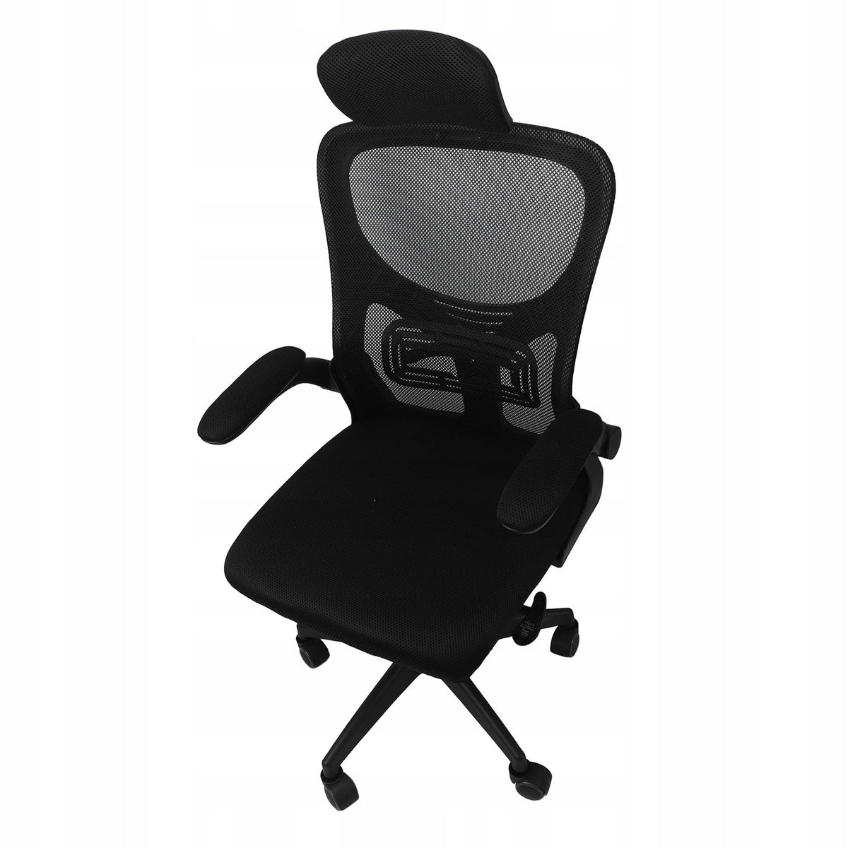 OFFICE SWIVEL CHAIR WITH ADJUSTABLE HEADREST AND ARMRESTS DURABLE Packaging status original