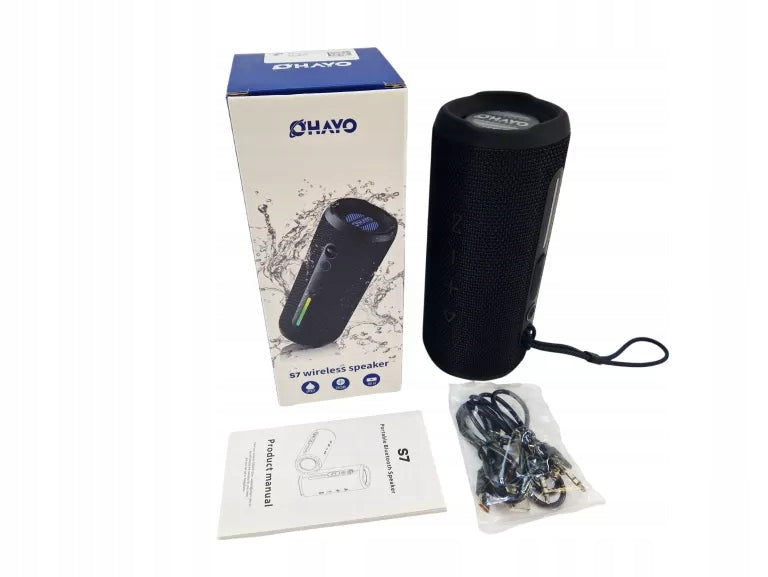 OHAYO S7 PORTABLE SPEAKER | 2X12W (24W) | 30H | BLUETOOTH | BLACK