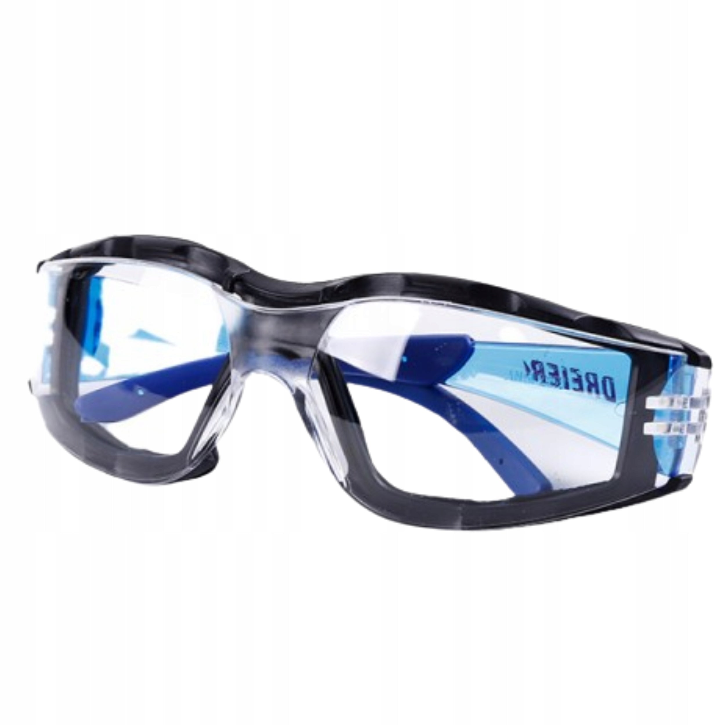 OHS Construction Safety Glasses Scratch Resistant Flexible Anti-Fog Manufacturer code Okulary BHP ochronne budowlane przeźroczyste