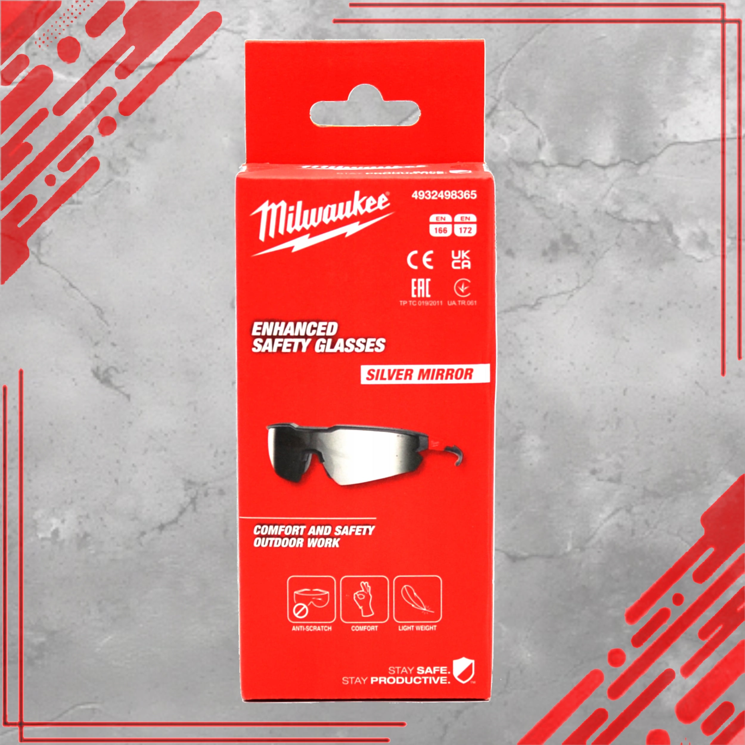 OHS WORK GLASSES SCRATCH RESISTANT 1 PAIR GOOGLE PROTECTIVE MIRROR Manufacturer code 4932498365