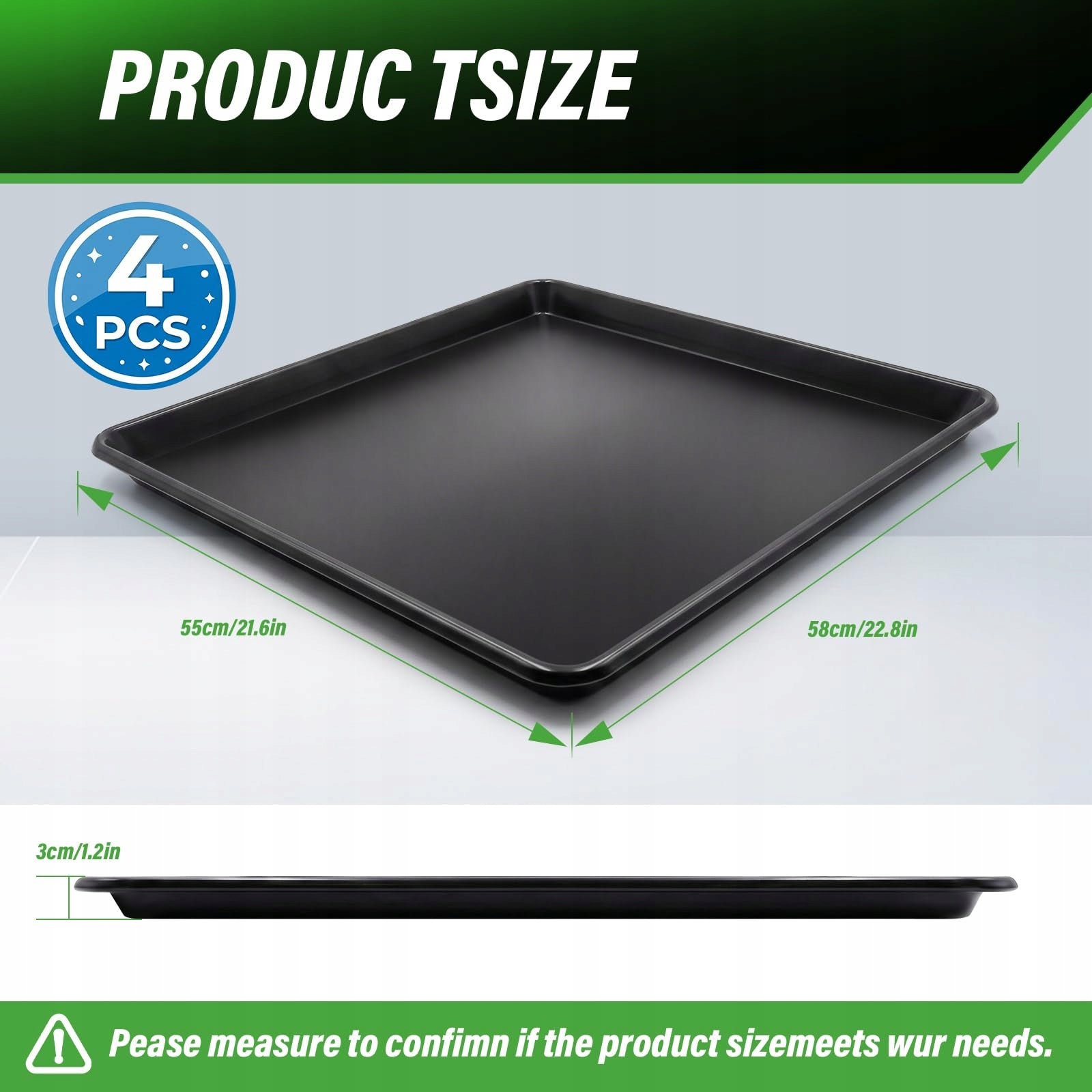 OIL BATH 58X55CM DRIP TRAY FOR CAR WORKSHOP CONTAINER Brand no brand