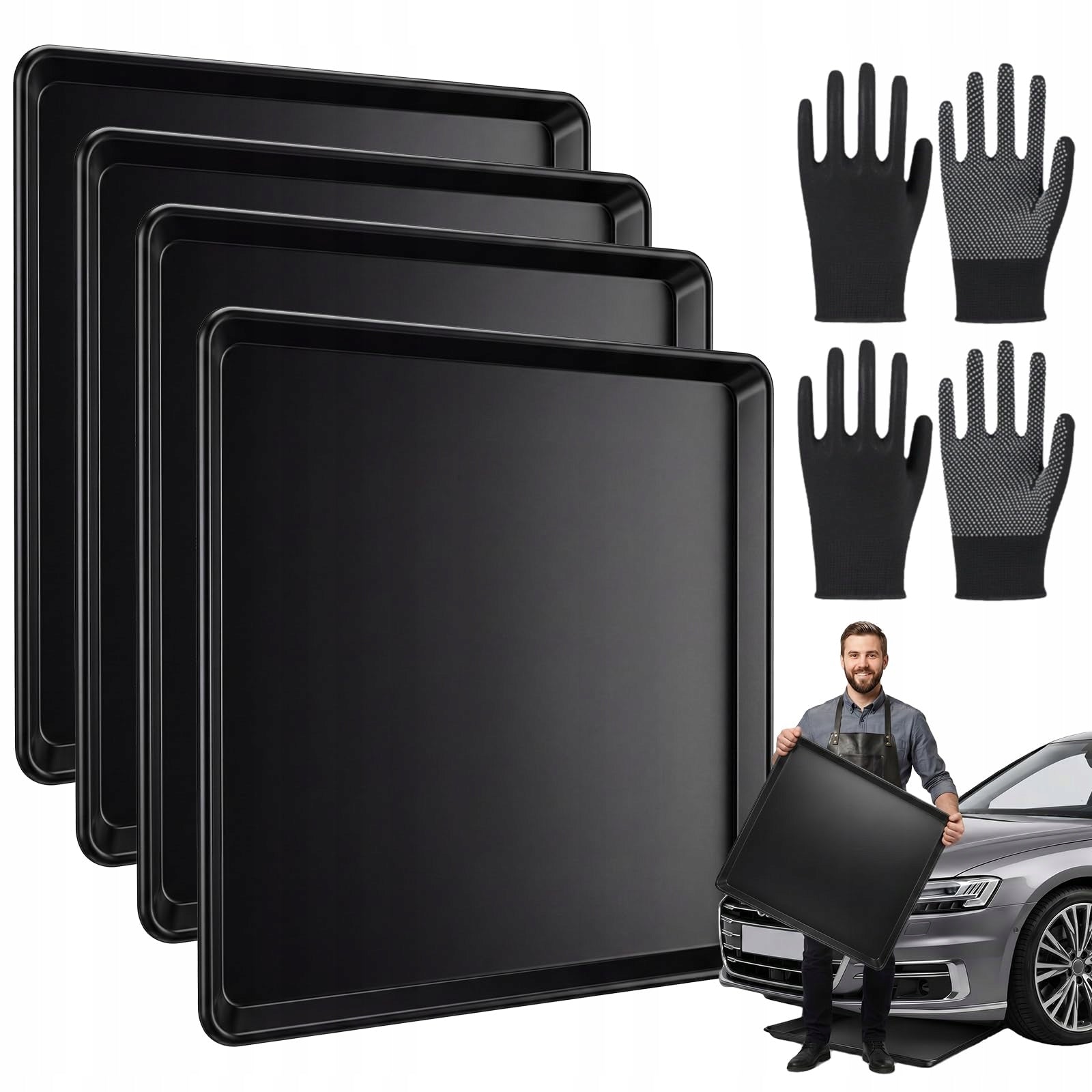OIL BATH 58X55CM DRIP TRAY FOR CAR WORKSHOP CONTAINER