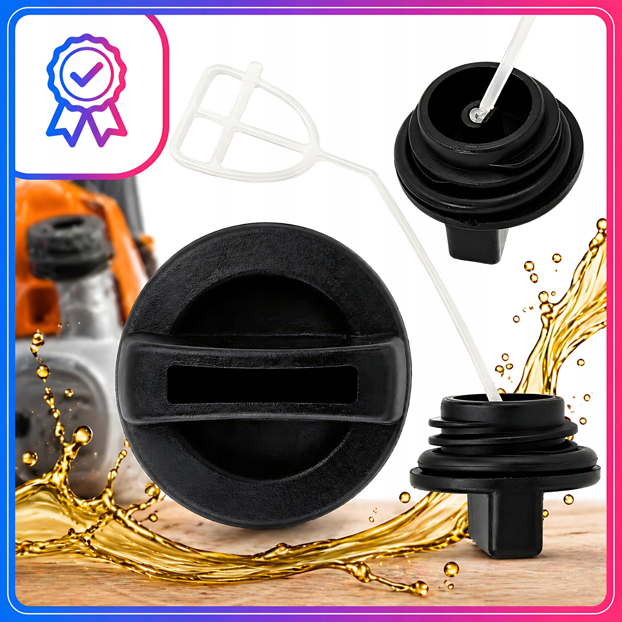 OIL + FUEL CAP FOR CHINESE CHAINSAW COMBUSTION SAW NAC CS4500 5200 Brand totalstore
