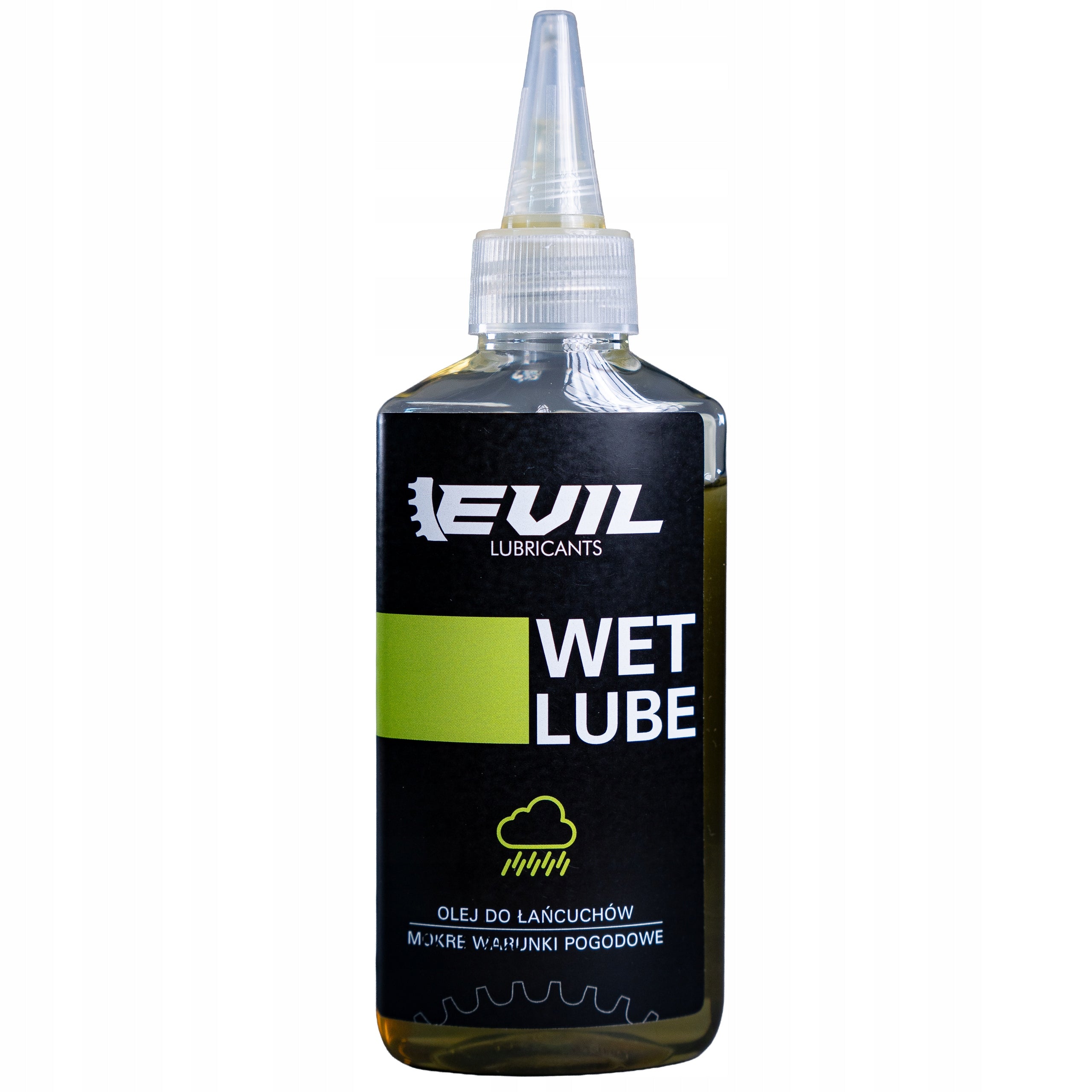 OIL LUBRICANT FOR CHAIN WET LUBE EVIL LUBRICANTS 100ml FOR WET CONDITIONS Packaging status original
