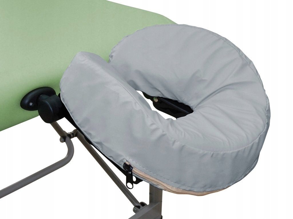 OIL-RESISTANT COVER MASSAGE TABLE HEADREST 1D PROTECTION DURABILITY GREY