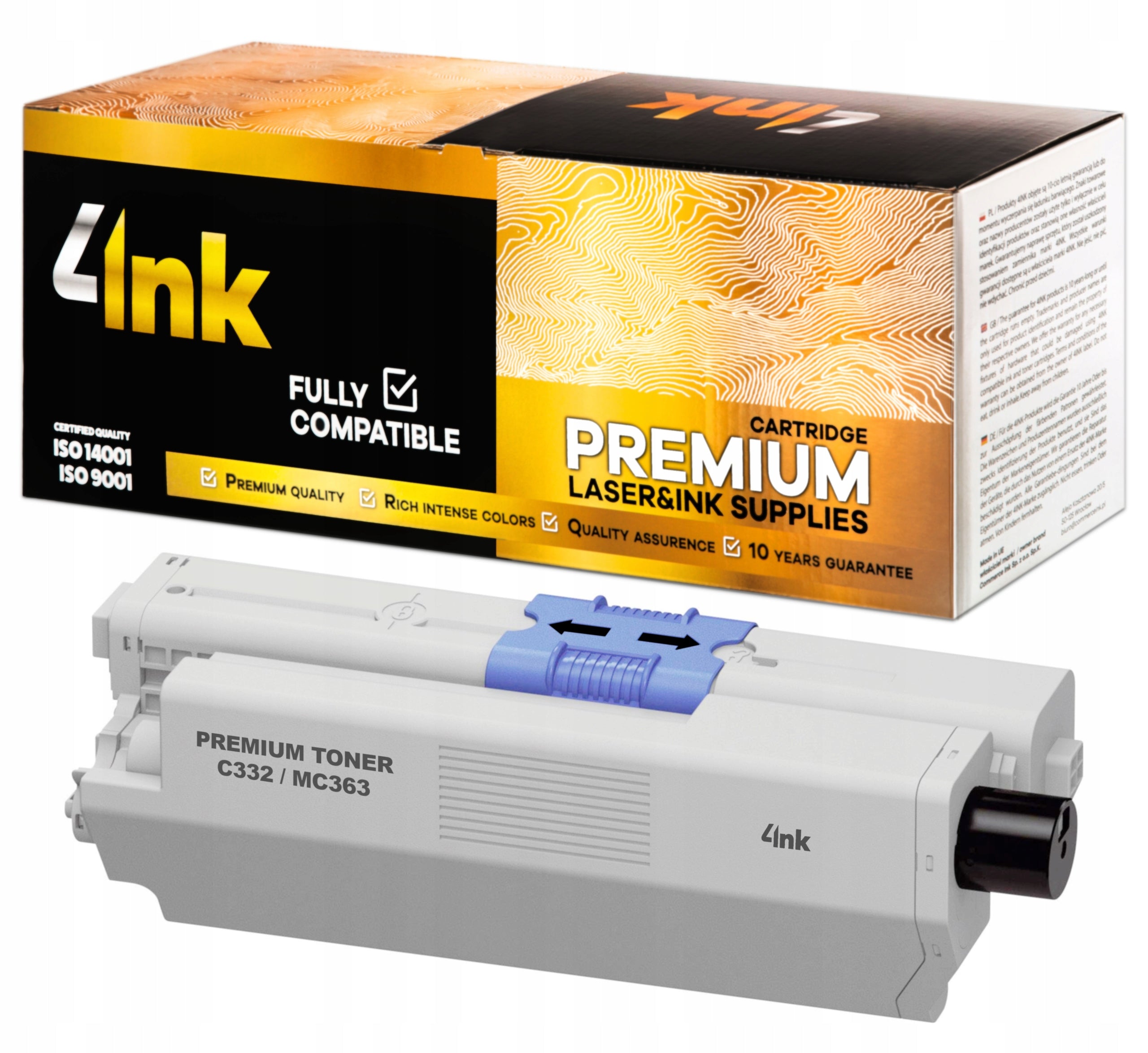 OKI C332 C332dn C332dnw MC363 MC363n MC363dn MC363dnw Manufacturer 4INK