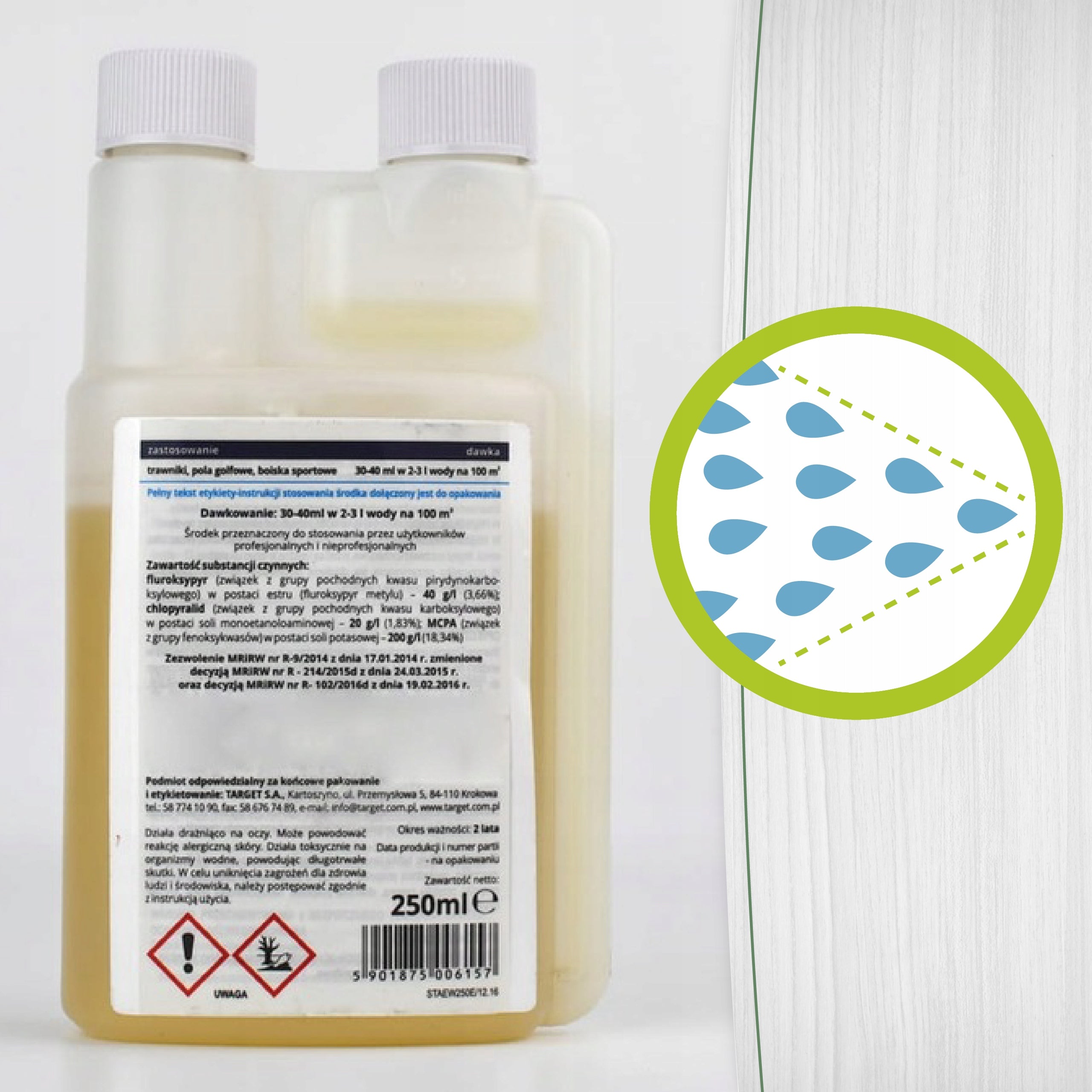 OLD 250ml TARGET LAWN FOR WEEDS GRASS DANDELION HORSETAIL CLOVER GRANDMOTHER Purpose against weeds