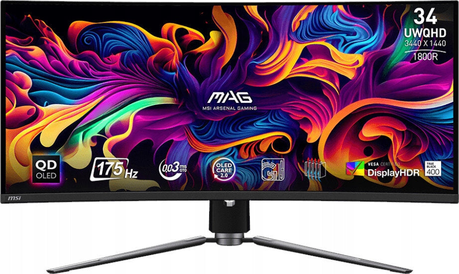 OLED Monitor MSI MAG 341CQP 34" 3440 x 1440 px OLED