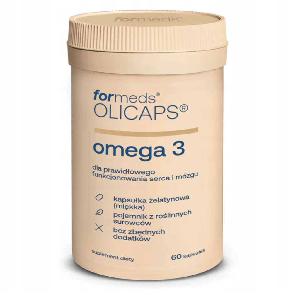 OLICAPS Omega 3 60 kaps. FORMEDS for heart circulation brain vision fish oil Manufacturer code 5903148620541