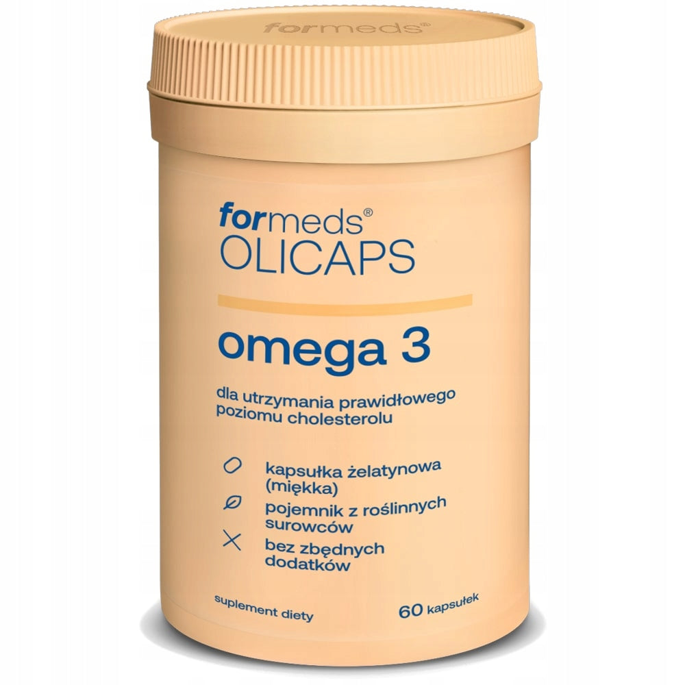 OLICAPS Omega 3 60 kaps. FORMEDS for heart circulation brain vision fish oil