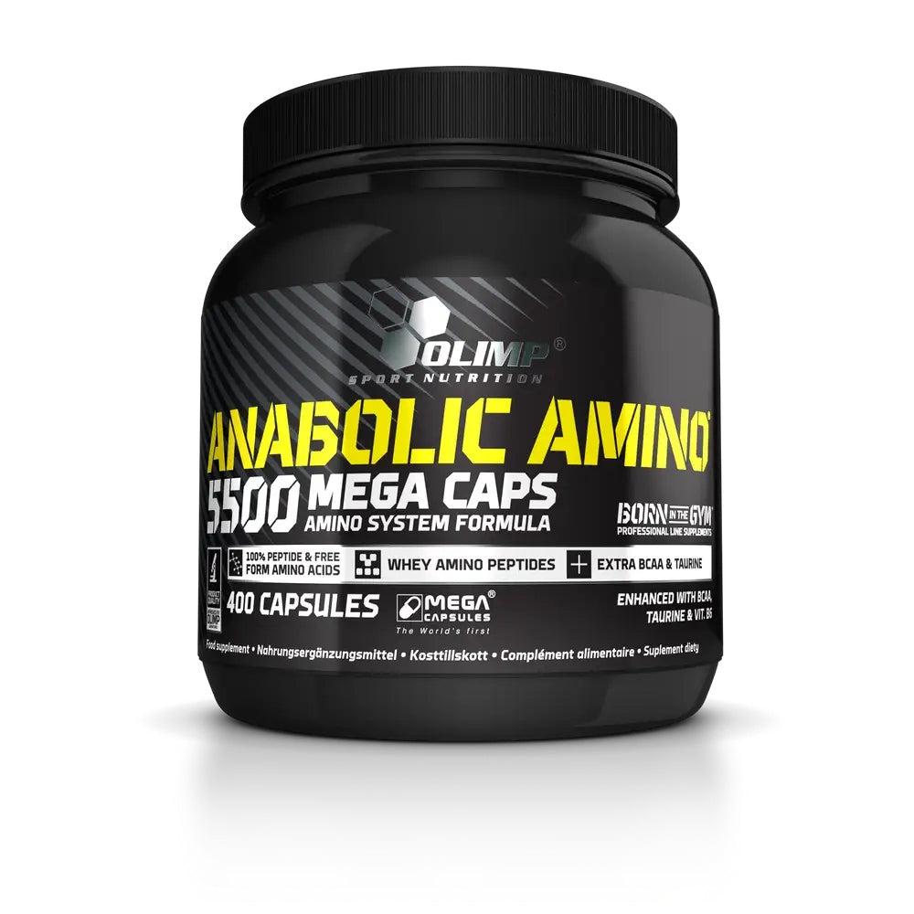 OLIMP ANABOLIC AMINO 5500 MC 400 KAPS AMINO ACIDS BCAA REGENERATION MASS Manufacturer code 5901330024153