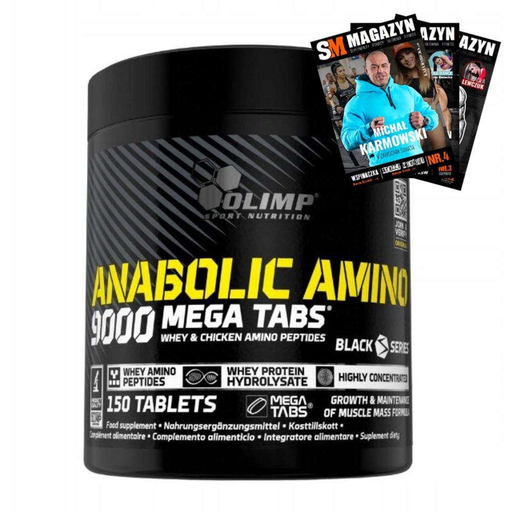 OLIMP ANABOLIC AMINO 9000 AMINO ACIDS STRENGTH ENERGY 150 tabl
