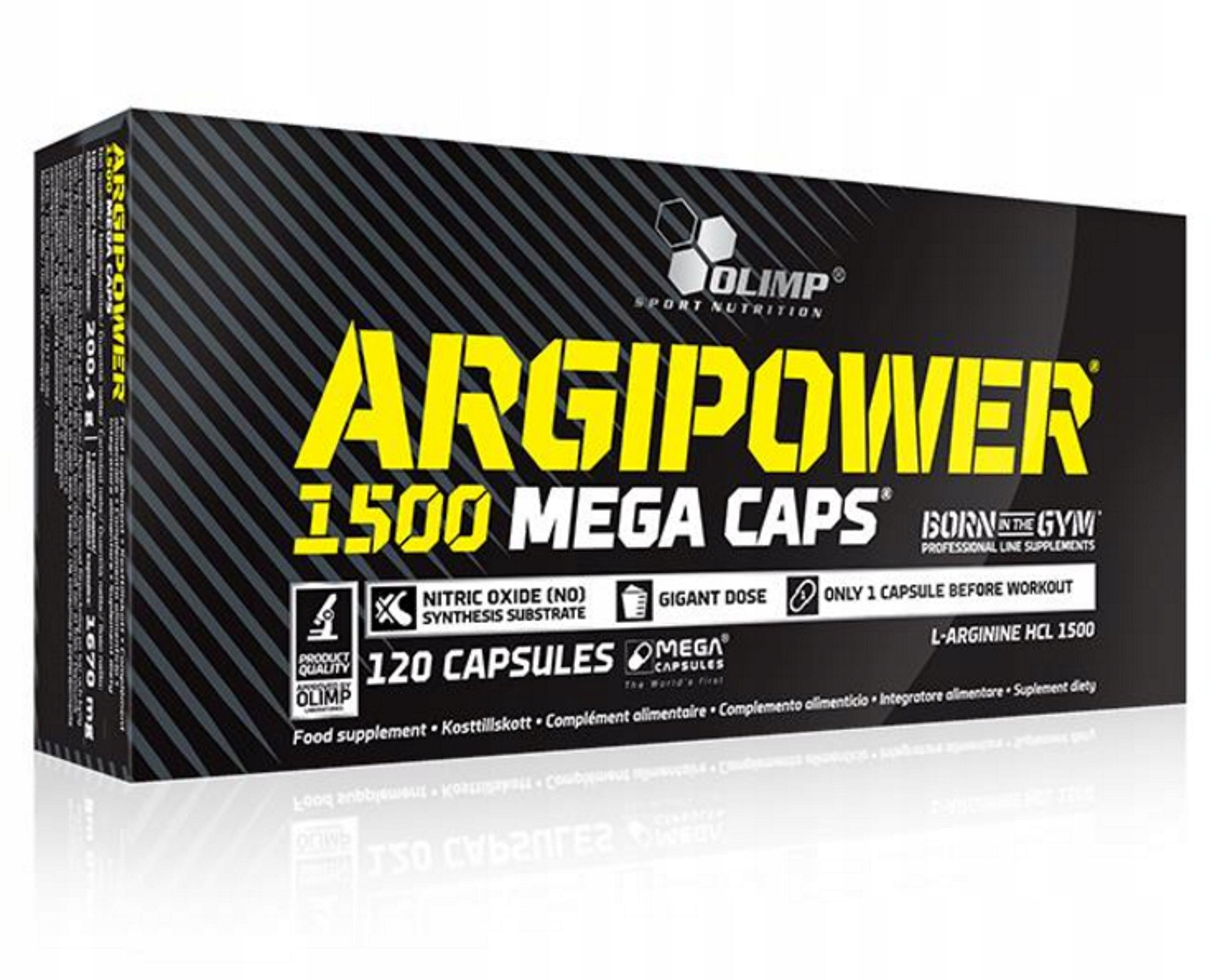 OLIMP ARGI POWER 1500 120 CAP. L-ARGININE NO AAKG PUMP ERECTION CIRCULATION