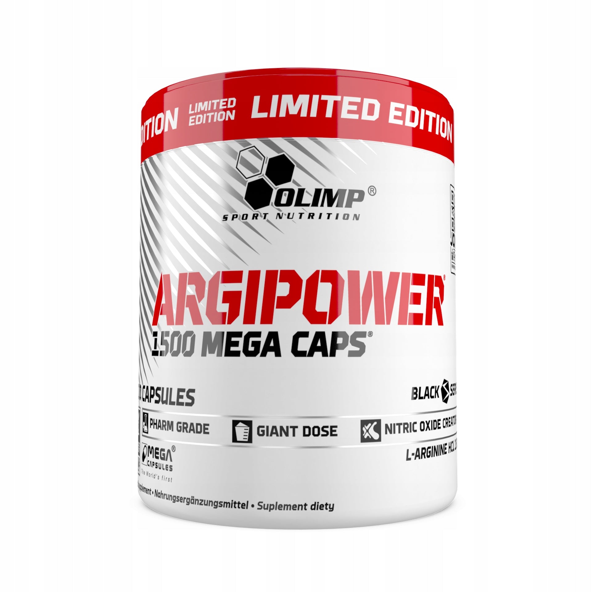 OLIMP ARGI POWER 1500 MC 200caps L-ARGININA AAKG AMINO ACIDS 120 SERVINGS