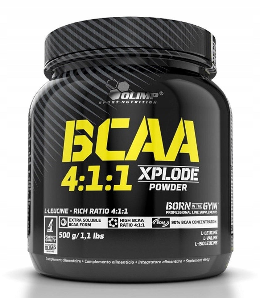 OLIMP BCAA 4:1:1 XPLODE POWDER 500g AMINO ACIDS POWER ENERGY MASS SPORT