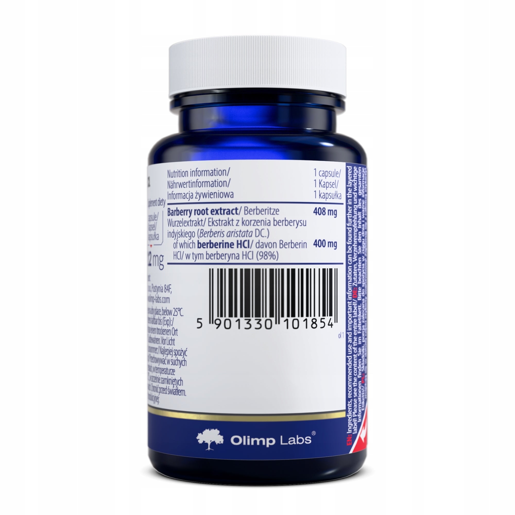 OLIMP BERBERINE HCL 60cap STRONG BERBERINE EXTRACT 98% SLIMMING SUGAR Medical device no
