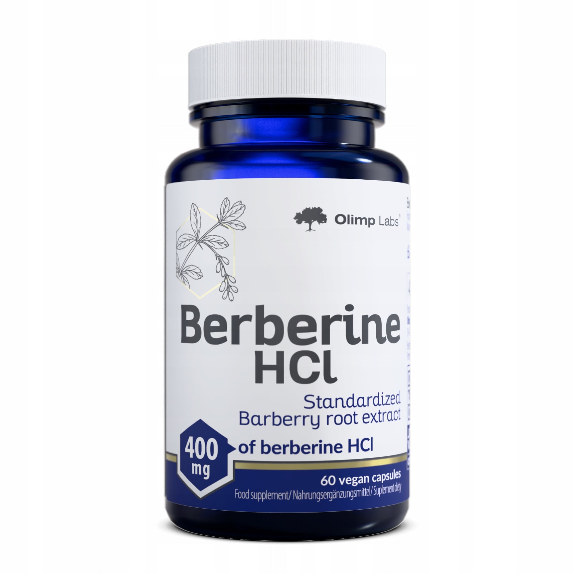 OLIMP BERBERINE HCL 60cap STRONG BERBERINE EXTRACT 98% SLIMMING SUGAR