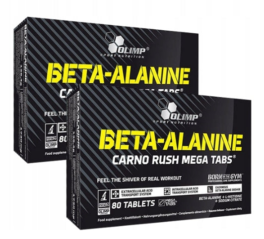 OLIMP BETA-ALANINE CARNO RUSH 2x80 TABLETS BETA ALANINE STRENGTH