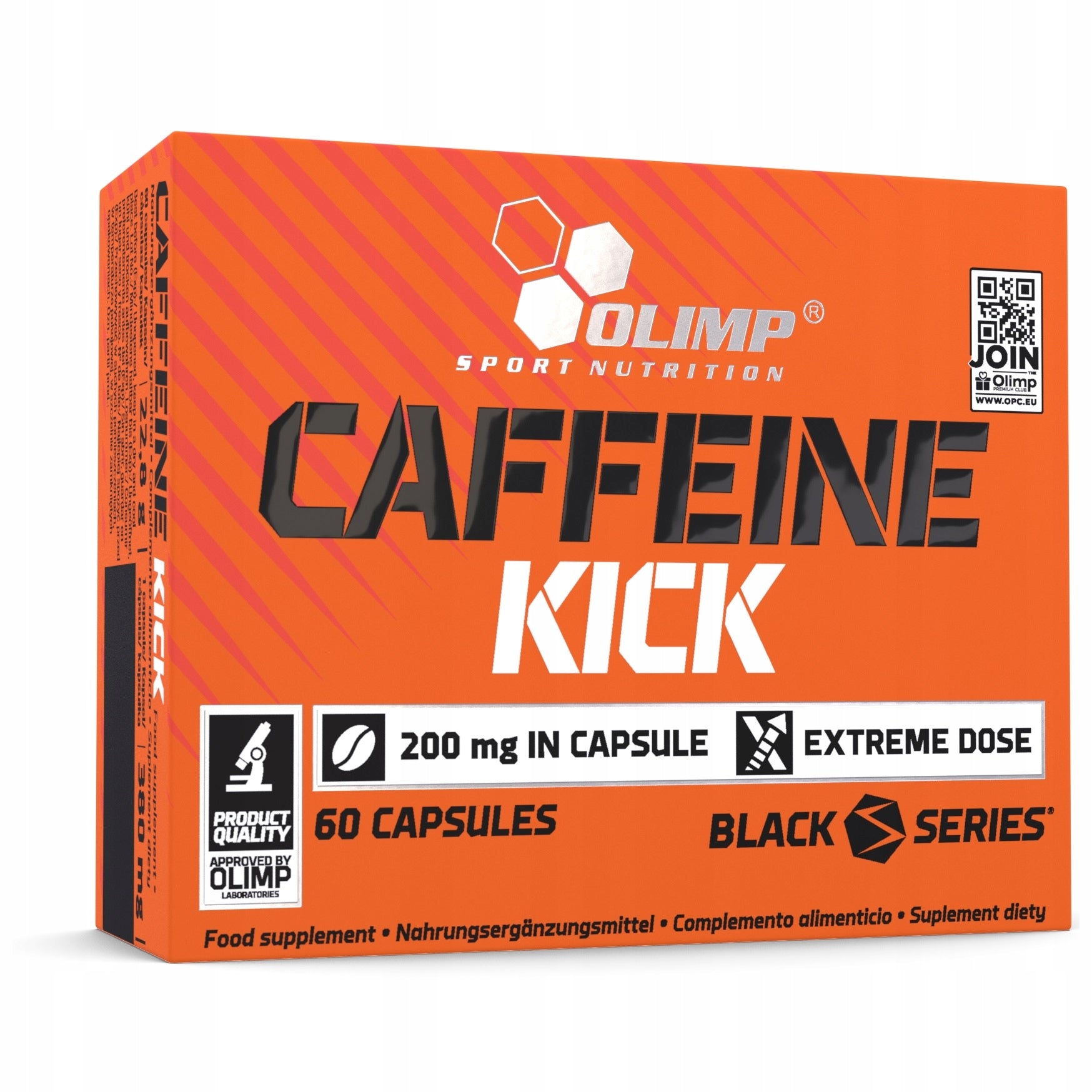 OLIMP CAFFEINE KICK 2x60 kaps CAFFEINE ENERGY 200mg Expiration date at least six months from the date of purchase