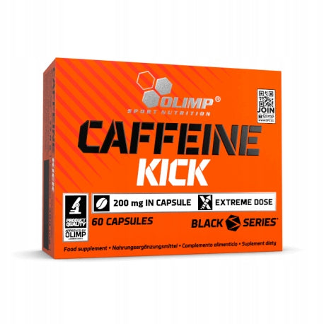 OLIMP CAFFEINE KICK 2x60 kaps CAFFEINE ENERGY 200mg Serving size 1 g