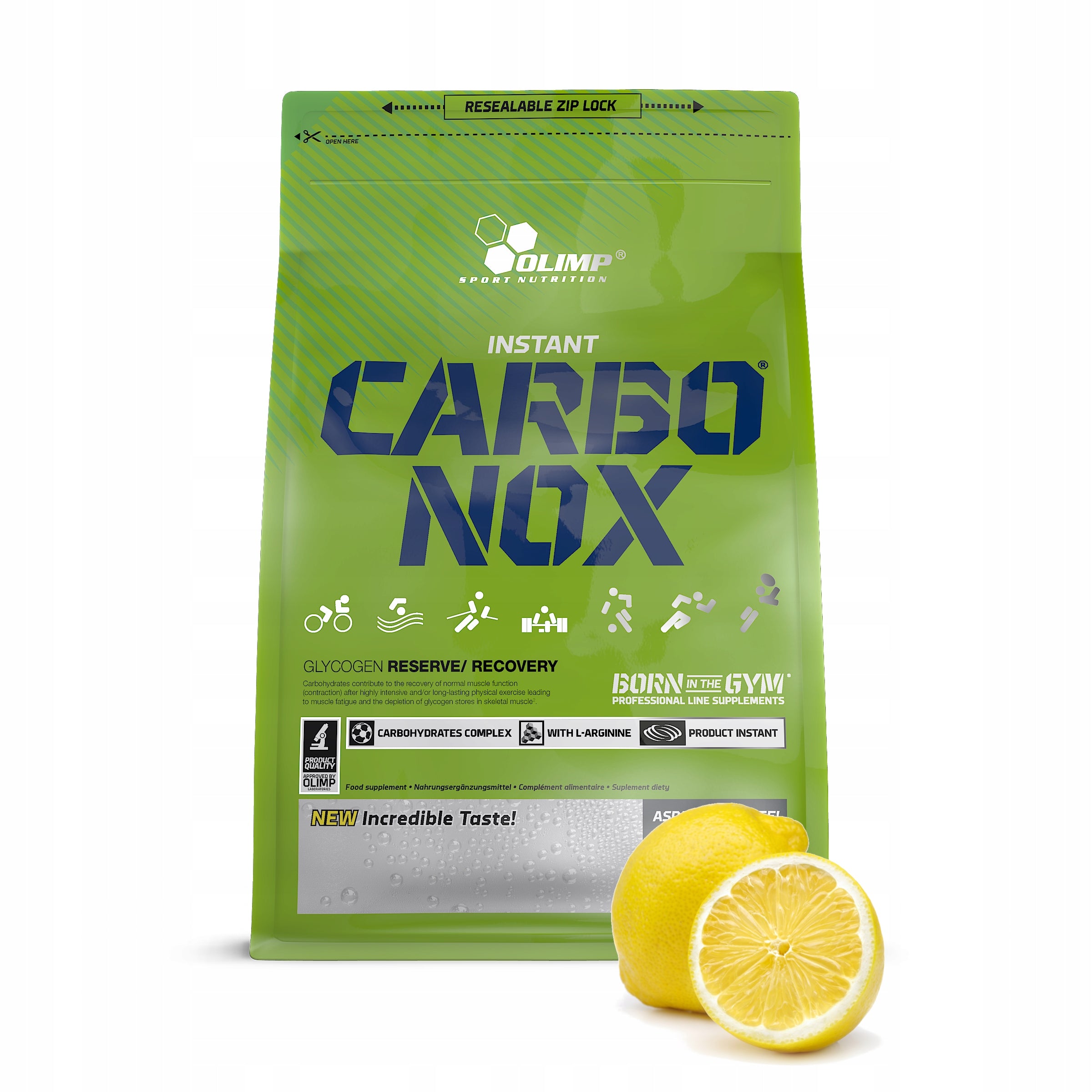 OLIMP CARBONOX 1000G LEMON CARBOHYDRATES CARBO ARGININE EAN (GTIN) 5901330038303