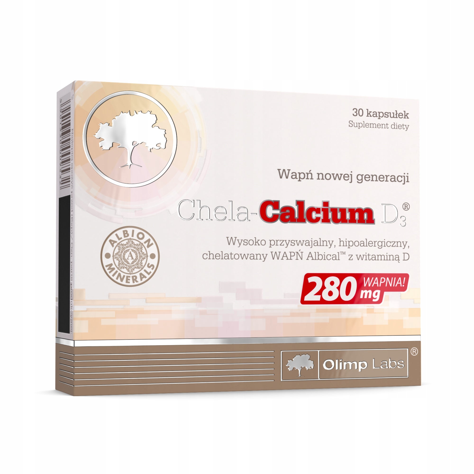 OLIMP CHELA-CALCIUM D3 30caps HEALTHY BONE TEETH Manufacturer code 8430401