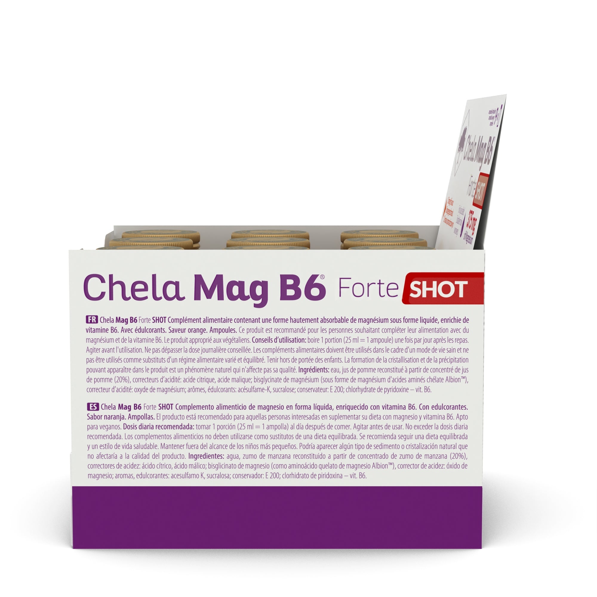 OLIMP CHELA MAG B6 FORTE SHOT 9x25ml MAGNESIUM BISGLYATE VITAMINS MINERALS Brand Olimp Laboratories